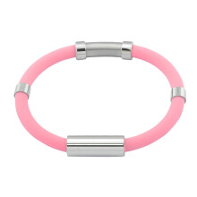 Braccialetto antistatico elegante, design alla moda, regalo festivo, cinturino in silicone lavabile per l'uso quotidiano e le prestazioni atletiche,