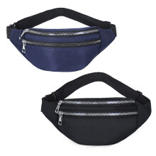 Bolsa de cintura antifurto para homens e mulheres, estilo pochete de viagem com mãos livres e grande capacidade, moderna e feita de nylon