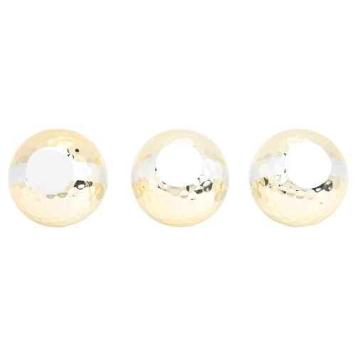 Χρυσή μπάλα γκολφ για άνδρες, υψηλής ορατότητας διπλής στρώσης επιχρυσωμένες