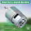 Motor DC 755 para aparador de grama 21V com eixo longo, corte e aparo eficientes. 5
