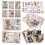 400 τεμάχια Είδη Scrapbooking, Αυτοκόλλητα Vintage Scrapbooking, Αυτοκόλλητα Washi για Τέχνη Άλμπουμ 1