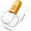 Moisture Resistant Rice Portioner With NonSlip Handle Yellow 4