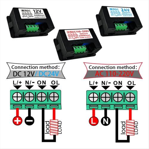 0-999s/Min/Hour DC 24V 480W Digital Time Delay Switch Relay T2310 Open Control Module Power Supply 1