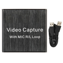 HDMI-optagelseskort til streaming af Full HD-videooptagelsesenhed USB Cam Link-spil, lyd, videooptager, Nintendo Switch, PS5, Xbox med nul latenstid,