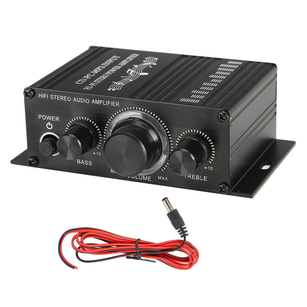 Hifi Stereo Amp Power Amplifier Bluetooth Adapter Enhanced Bluetooth Technology Fm Tuner Speaker Compatibility Independent Tone Control For Car Home E 9416038757099