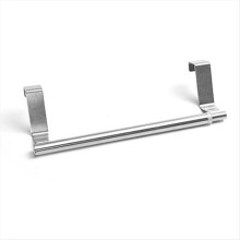 Telescopic Stainless Steel Towel Rack Punching-Free Single-Pole Door Frame Pendant