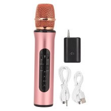 Interferensfri trådløs håndholdt mikrofon Bluetooth-højttaler musikafspiller med 2000 mAh batteri og 32 GB lagerplads til fester og arrangementer