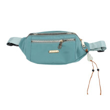 Riñonera cruzada para hombre y mujer, bolso de cintura con material duradero y correa ajustable, diseño de bolsillo de gran capacidad para viajes,