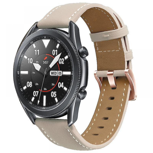 Λουράκι ρολογιού (Apricot) συμβατό με Garmin Venu/Sq/Sq 2/2 Plus, γνήσιο δερμάτινο λουράκι 20 χ 1