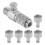Durable Airbrush Quick Release Coupling Disconnect Connector Adapter Standard 1/8 Inch Plug Fitting 2