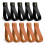 10Pcs Leather Curtain Rod Holder,Leather Bracket,PU Loop Strap for Wood Rod,Strap Wall Hooks 1