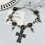 Vintage Gothic Punk Choker Κολιέ για Βραδινά Πάρτι, Διακόσμηση Κοσμημάτων, Κόκκινο, Συμβατ 2