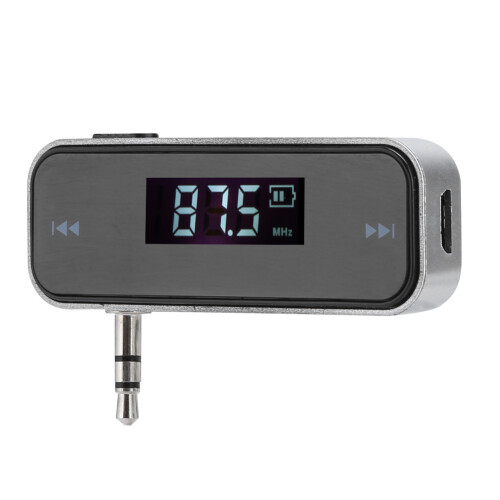 Mini transmissor FM sem fio HiFi estéreo automático com display LCD PLL (Phase-Locked Loop) compatível com iPhone e iPad para chamadas em modo 2