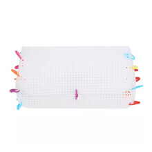 Clear Plastic Mesh Canvas Sheets for Crochet Purse-White M