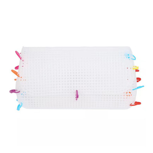 Clear Plastic Mesh Canvas Sheets for Crochet Purse-White M