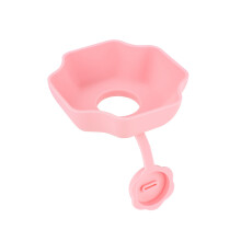 Childrens Ice Popsicles Holders Food Safe Silicone Mess-Pink