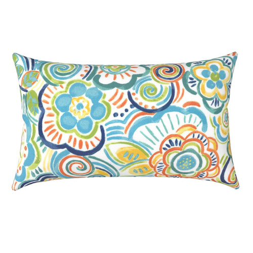 Decorative Double Side Print Pool Chaise Pillow-Caribbean Sea
