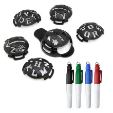 Ball Scribe Liner Marker Template für präzises Putten mit Ausrichtungshilfe und Markerbasis. Seidig glatte Anwendung. Langlebige Leistung. Drehbar.