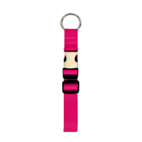 Heavy Duty Luggage Strap for Backpacks-Rose red reflective