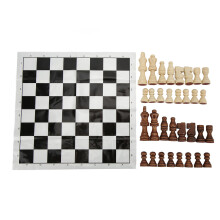 Pièces d'échecs en bois d'une qualité exceptionnelle, pièces d'échecs en plastique imitation bois fabriquées à la main, pièces de rechange