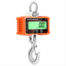 Balança digital LCD para guindaste, 2000 kg, alta carga, industrial, robusta, com trava de gancho em liga metálica, balança suspensa em N/Lb/Kg