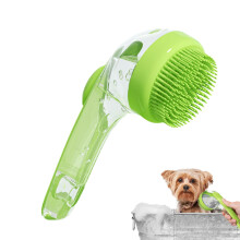 Dog bathing brush, dog shedding brush, portable washing machine, massage tool with soap dispenser, deshedding scrubber for longhaired cats