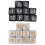 Αριθμημένα ζάρια για παιχνίδια ρόλων, πολυεδρικό σετ ζαριών τετράγωνη γωνία 1
