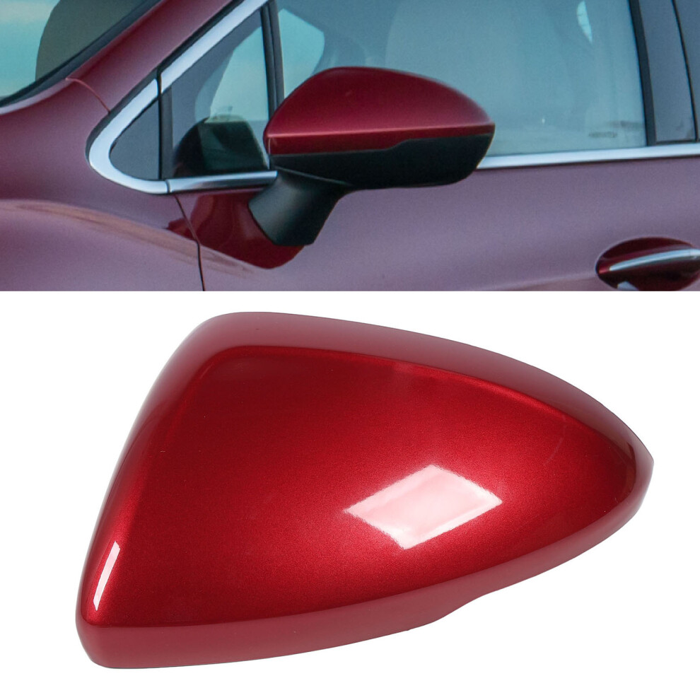 Stylish Abs Rearview Mirror Cover For Cruze 2017-2019 Left Red 4901364877511
