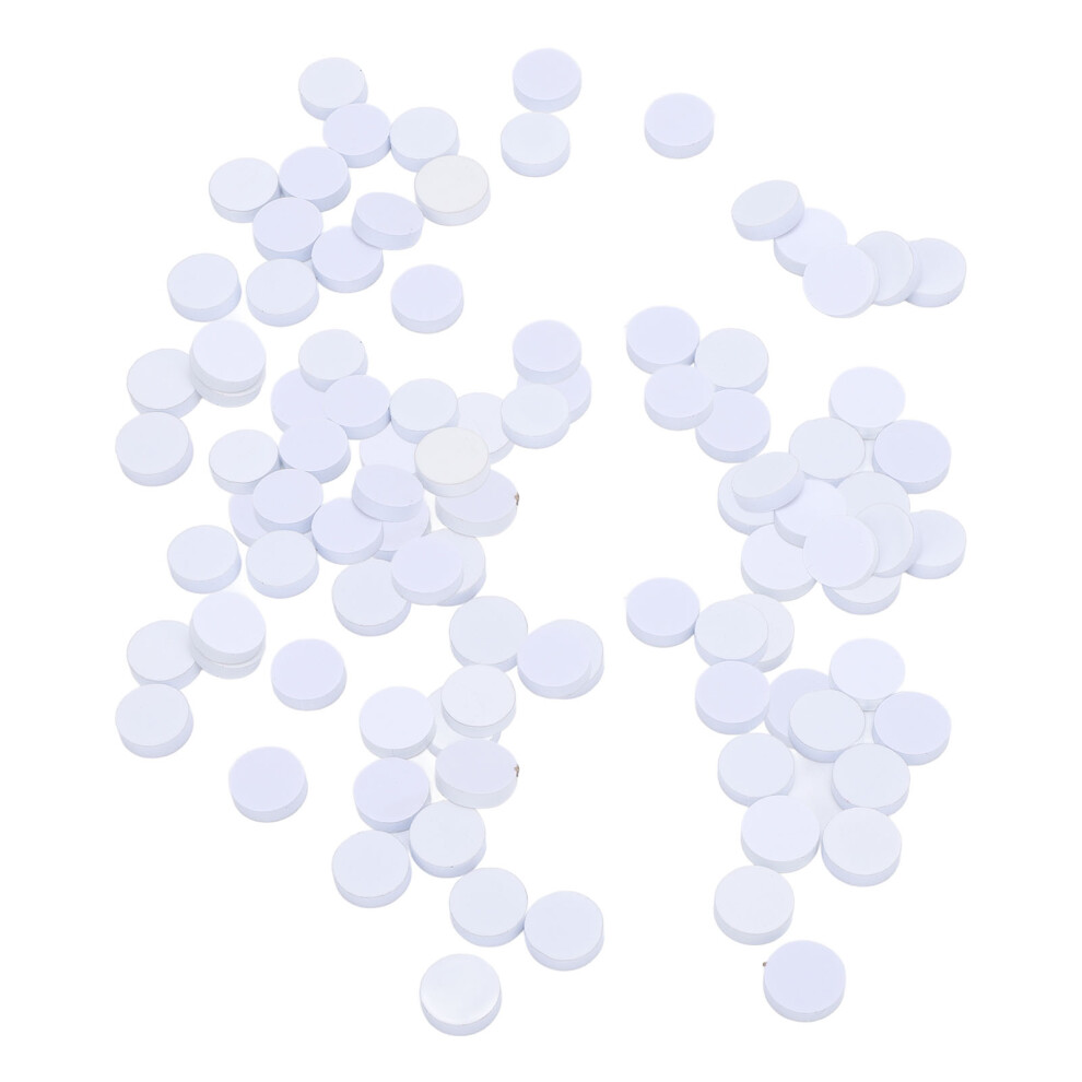 White 100Pcs 15Mm Alumina Nail Buffing Discs 2000 Grit For Electric File