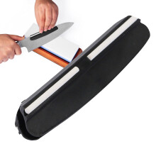 Precise Guidance of the Sharp Stone Point Cutter, Angular Guidance of the Random Cutter Sharpener