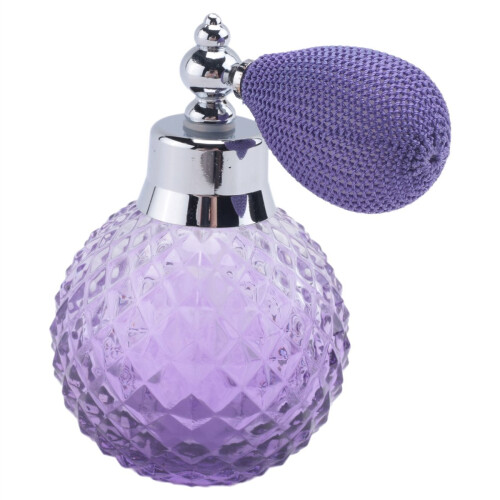110ML Vintage Crystal Spray Μπουκάλι Αρώματος Λευκό Κοντό Ατμοποιητή Επαναγεμιζόμενο Γυαλί 2