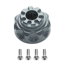 1Pcs Metal Universal Front/Rear Differential Carrier Diff Case for RC Car 1/10 TRX4 -4 -6,Grey