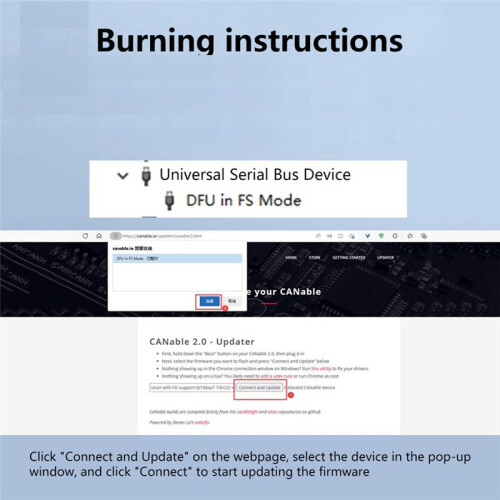 USB to CAN Module Support CAN Portable CAN Bus Analyzer V2.0 Version Multifunctional Convenient Module 2