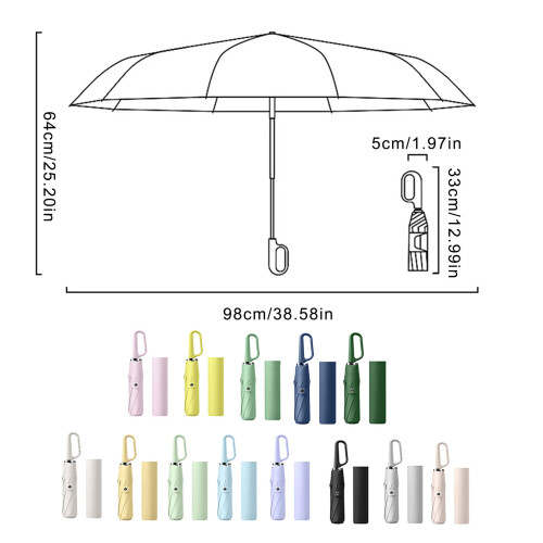 Oversized dubbele beschermingparaplu's 21 inch UV-blokkerend-5 2