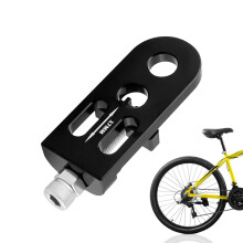 Bicycle Chain Tensioner, Aluminium Alloy Chain Guide Adjuster  Effective Bicycle Components Black