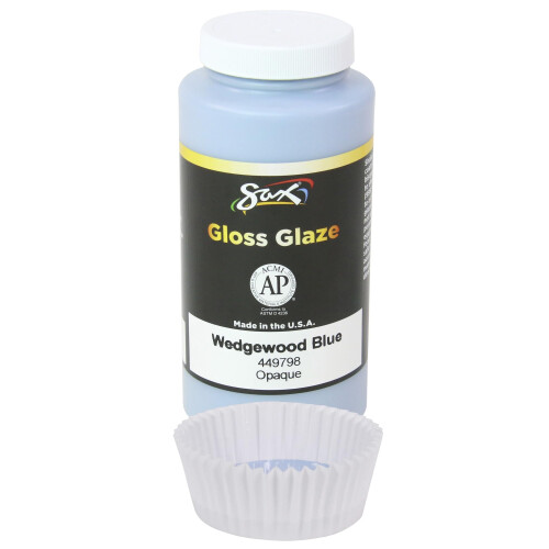 Sax True Flow Gloss Glaze, Μπλε Wedgewood, 1 Pint - 449798 1