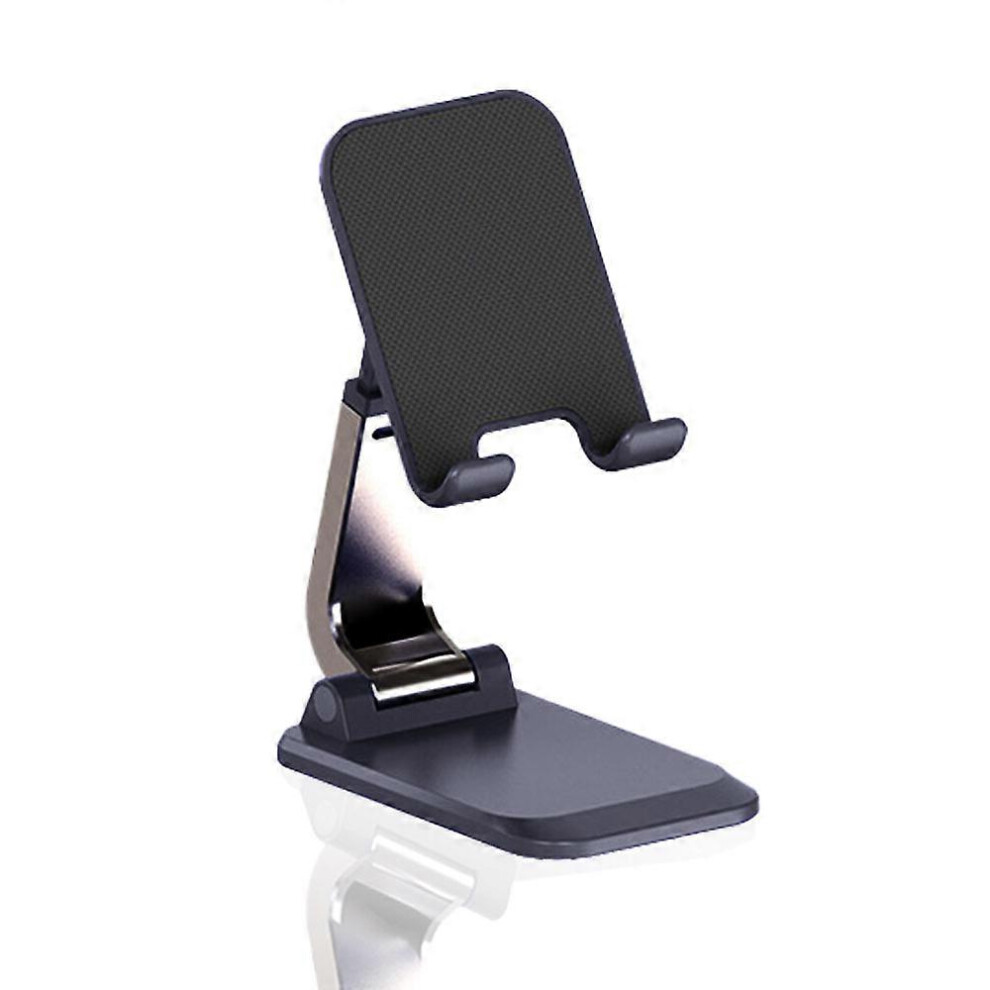 (As Show, ) New Desktop Mobile Phone Holder - Foldable Lifting Mobile Phone Live Bracket Blue 3101051005284