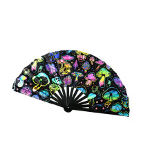 Fluorescerende Bamboos Raves Fan Opvouwbaar-Paddestoel nr. 4