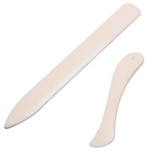 Plastic Paper Folding Knife, Handmade Leather Burnishing Bookbinding Books Cards