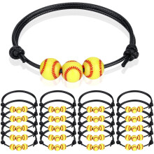 Verstellbare, inspirierende Armbänder, Sportarmband für Teams, klassisches Design mit motivierenden Ball-Accessoires, perfekte Geschenke für