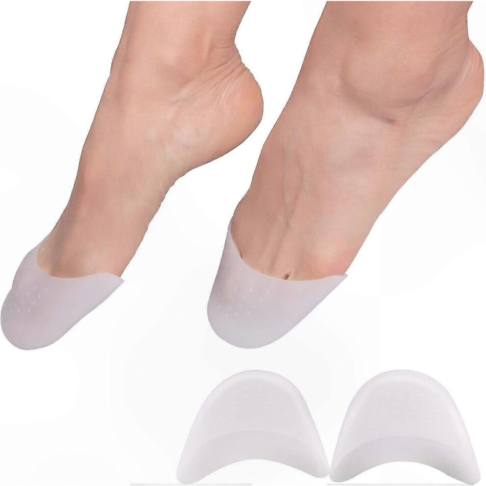 Silicone Gel Toe Protectors for Ballet Pointe Shoes, 4 Pairs