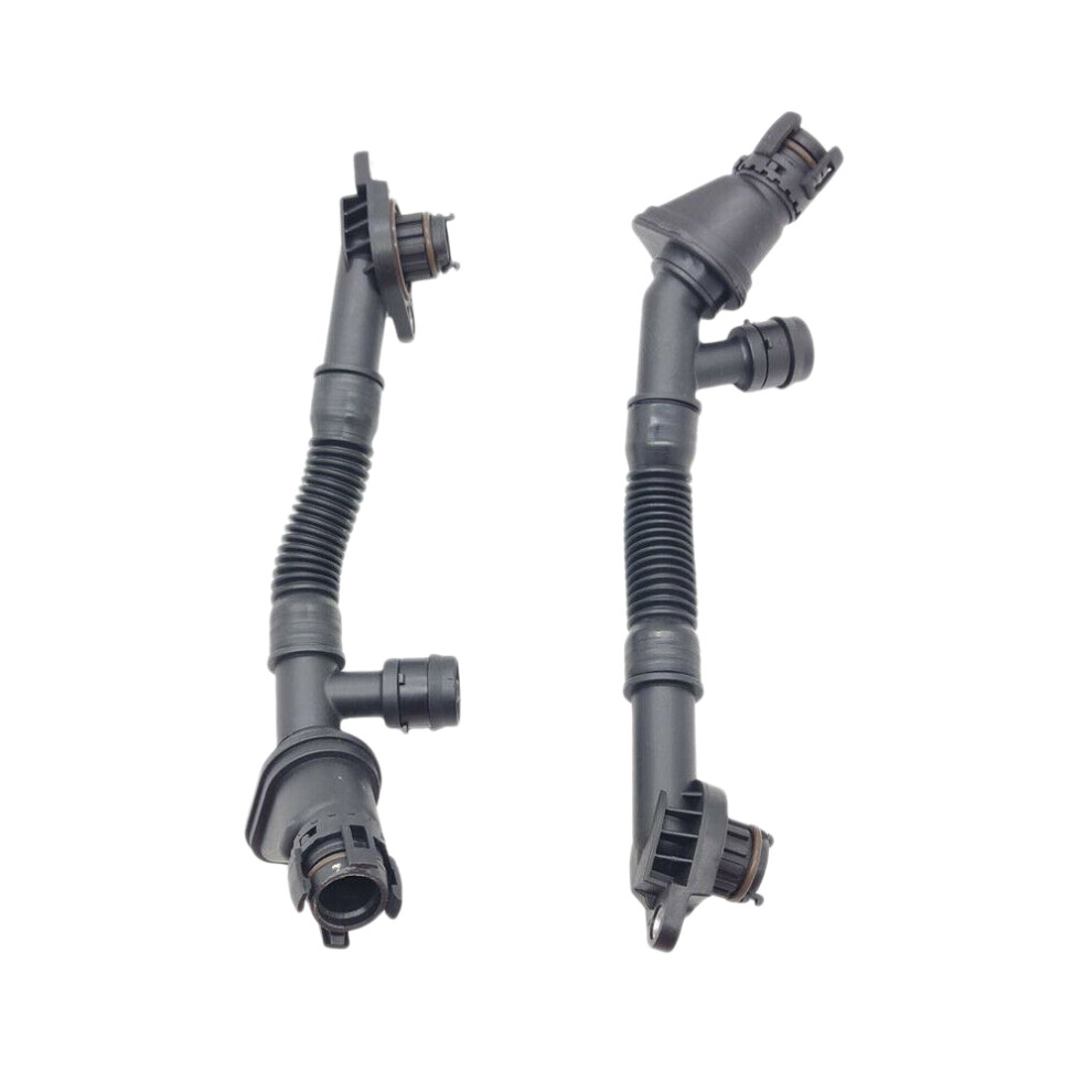 2PCS Crankcase Vent Hose Left&Right For-BMW 550I 650I 750I 750Li B7 X5 X6 N63 11157646086 11157646087