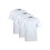 Pro Club Ανδρικό 3-Pack Βαρέων Υφασμάτων Κοντομάνικο T-Shirt, Λευκό, Μεσαίο 1