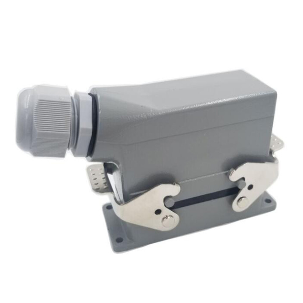 Rectangular Heavy Duty Connectors Hdc He 10 Core Pin 16A 500V Waterproof Aviation Plug Side Line Connector,Hdc-He-010 4853907260802