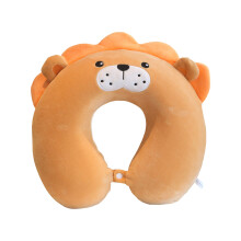 Ergonomic U Shape Memory Foam Travel Pillow Soft Velvet Cover-L