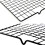 Cooling Rack Stainless Steel, Rectangular, Reusable for Baking, Grilling, 41x25cm, Dishwasher Safe, Black 5