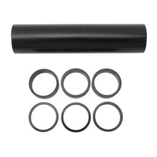 Kit d'entretoises de direction pour vélo, en alliage d'aluminium léger, compatible VTT, BMX et vélos de route. Surface lisse. Compatible avec