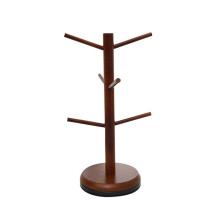 Rotatable Water Bottle Storage Holder for-brown Rotating model