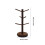 Rotatable Water Bottle Storage Holder for-brown Rotating model 4