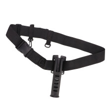 Soporte portátil para caña de pescar con lazo y gancho para uso versátil. Soporte para cinturón de caña ligero y duradero, adecuado como regalo